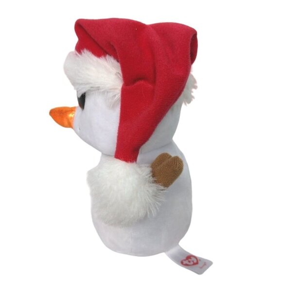 Ty Beanie Boo Scoop Snowman Christmas Plush Winter Stuffed Animal 2016 6.5" - Picture 4 of 6